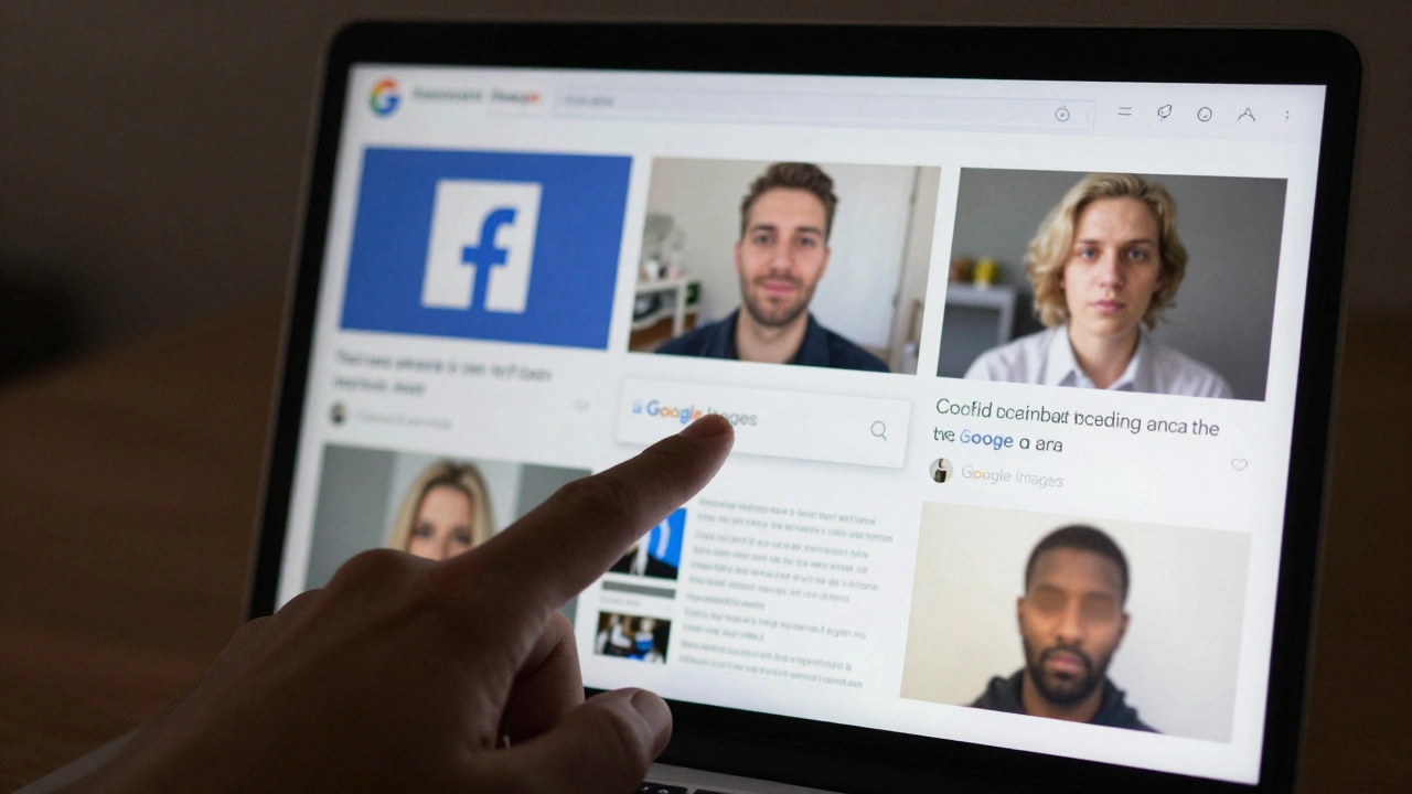 Fotka dítěte je nahrávána do vyhledávání obrázků, kde se objeví na různých webech.