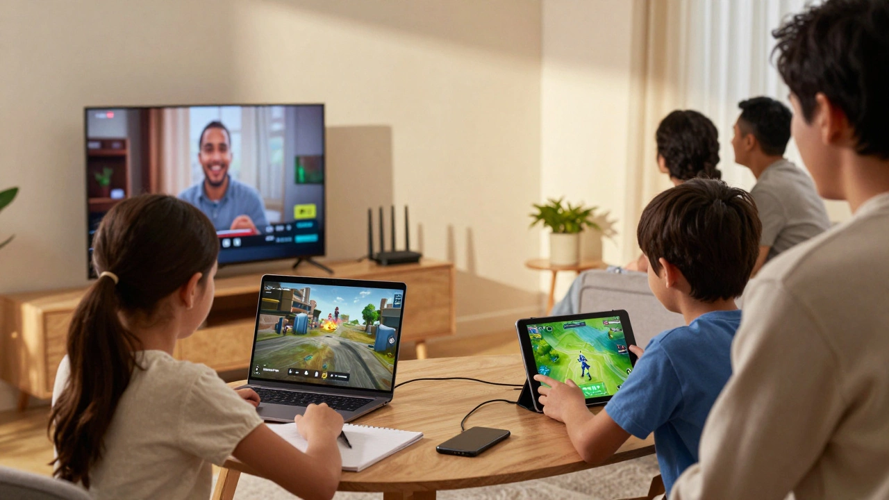 Jaká je dostačující rychlost internetu pro rodinu s dětmi?